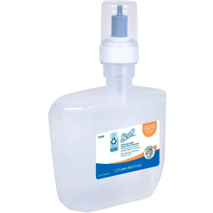 Markdown Scott Antimicrobial Foam Skin Cleanser, 1200 mL, Pack of 2